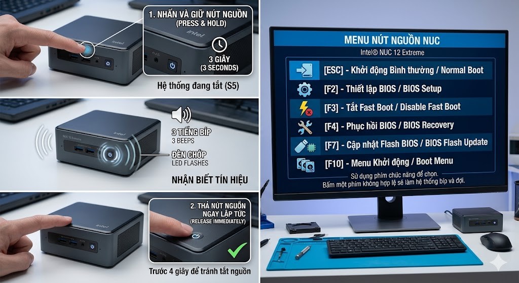 KHẮC PHỤC LỖI KHÔNG LÊN HÌNH HOẶC TREO Ở MÀN HÌNH LOGO