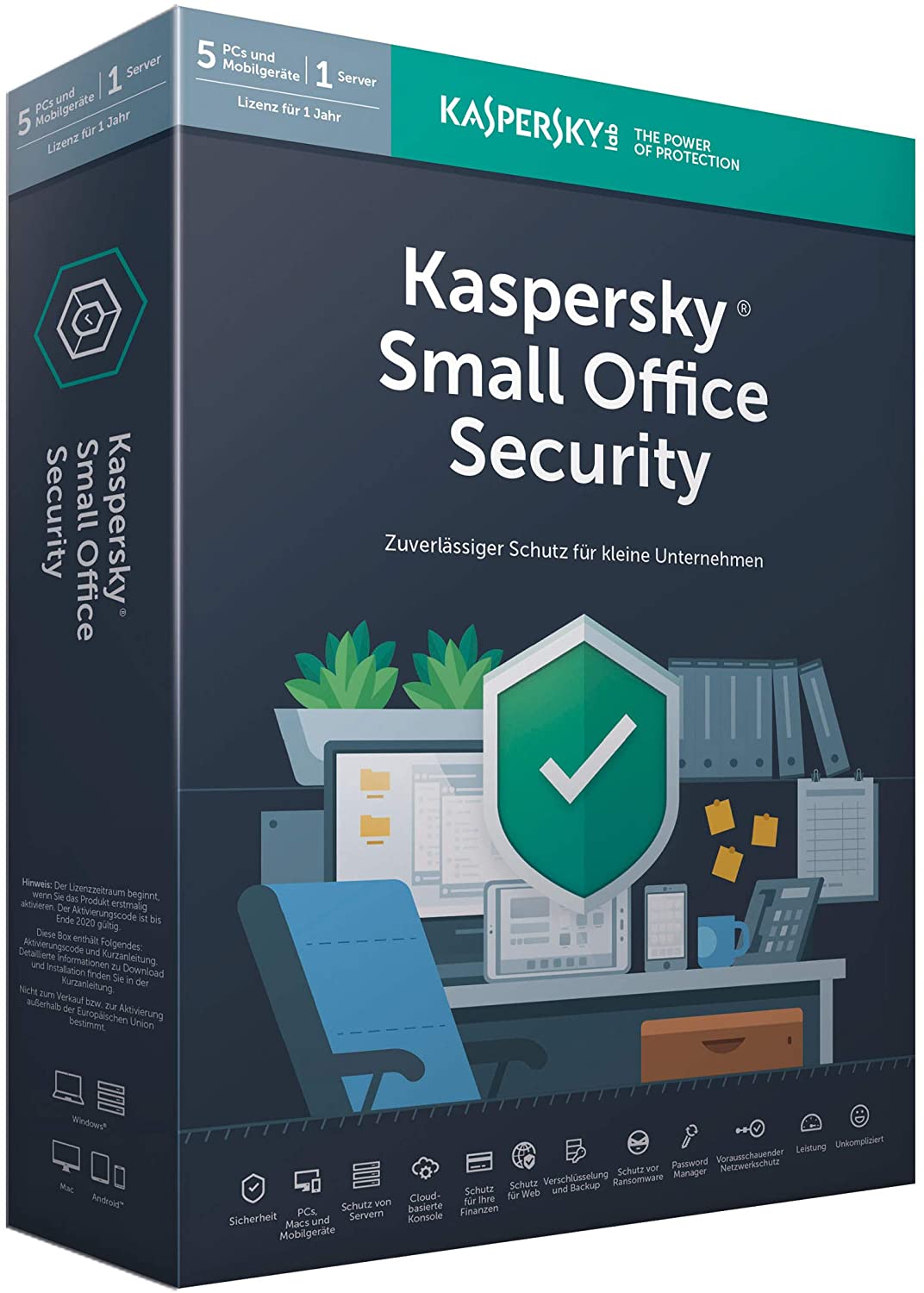 BẢN QUYỀN KASPERSKY SMALL OFFICE SECURITY 10PC 1SERVER