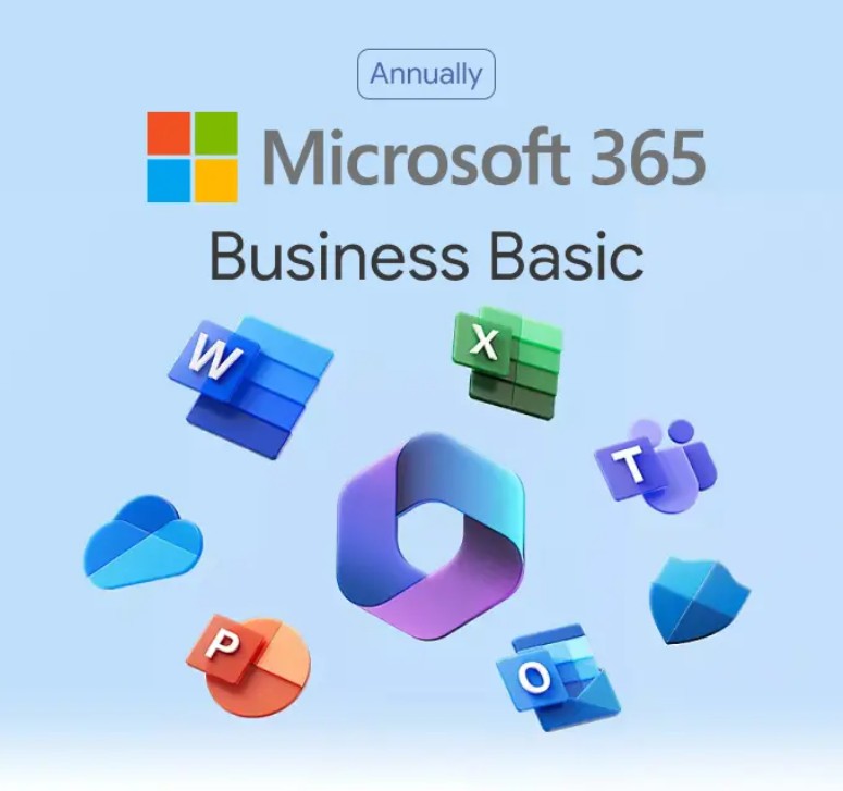 DỊCH VỤ TRỰC TUYẾN MICROSOFT 365 BUSINESS BASIC ANNUAL (WITH TEAMS)