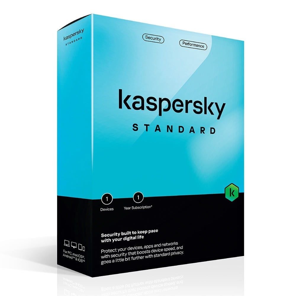 BẢN QUYỀN PHẦN MỀM KASPERSKY STANDARD (1 DEVICE / 1 YEAR) - PN: KL10414UAFS
