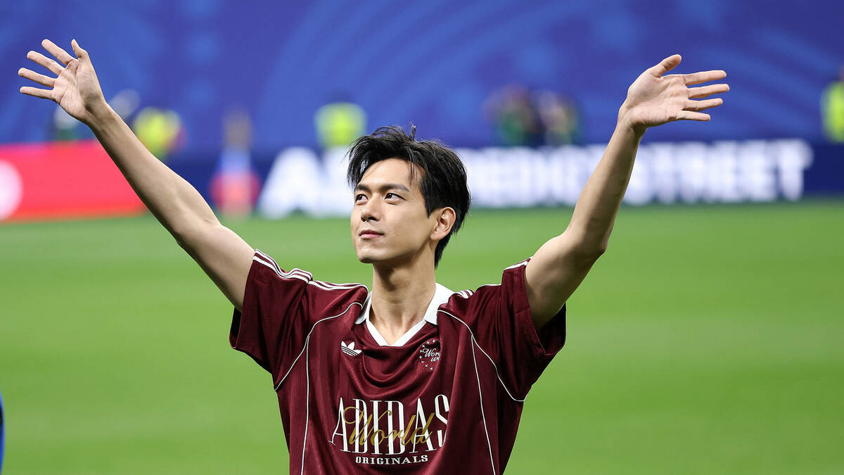 Tài tử Lý Hiện gây sốt trên sân bóng World Cup