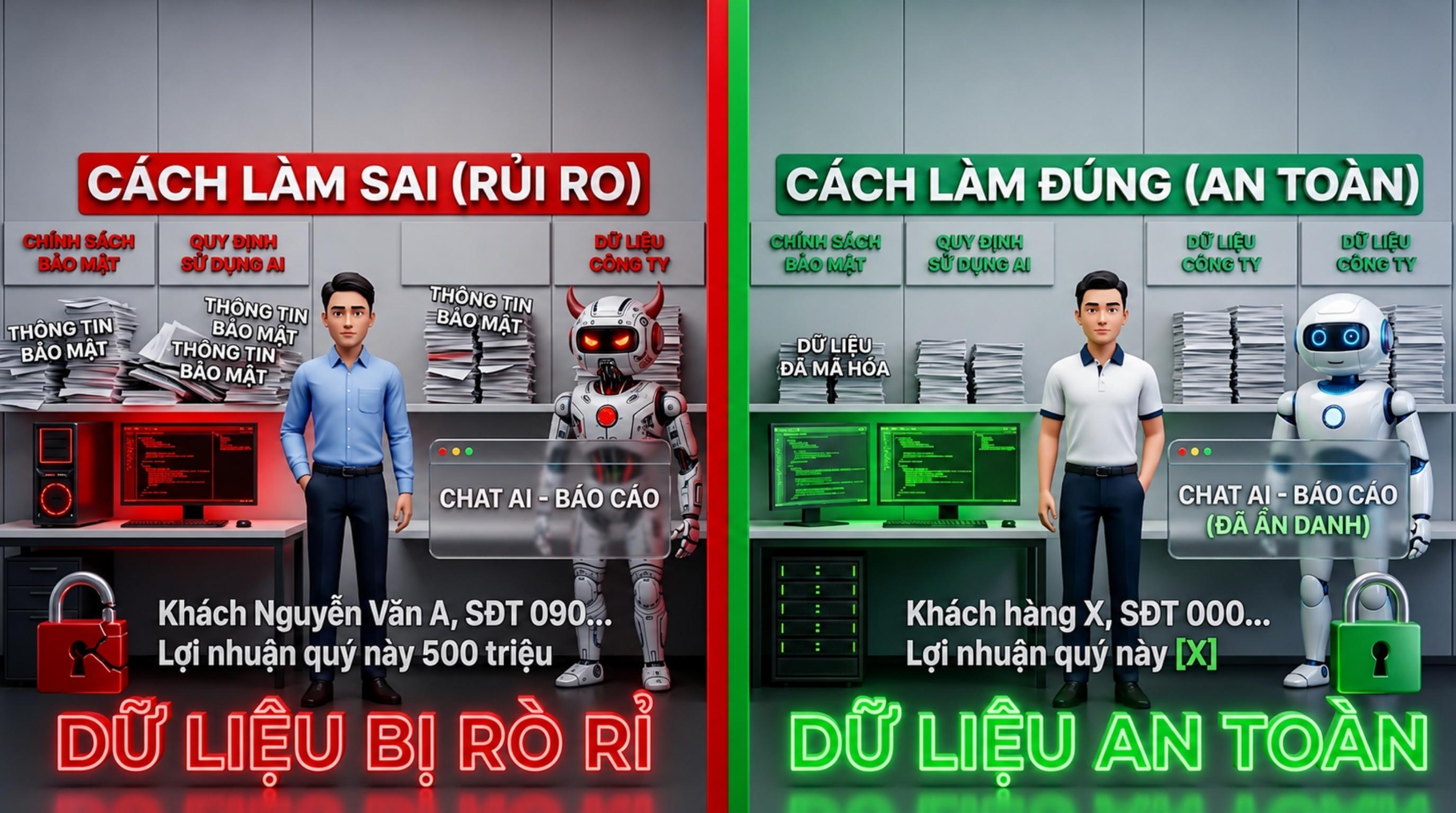 Không được đưa Data công ty vào!